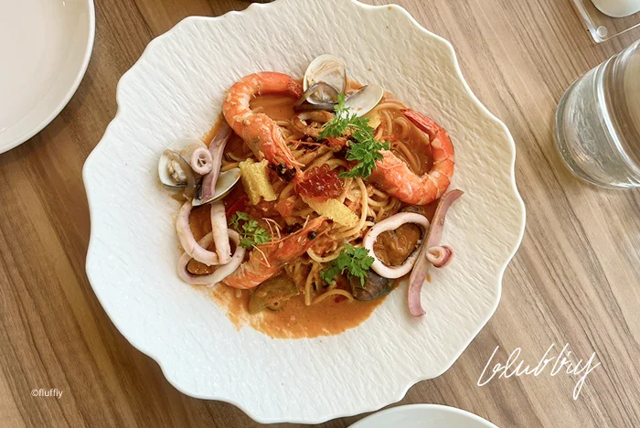 南洋海鮮漁夫義大利麵-水灣餐廳碧潭店