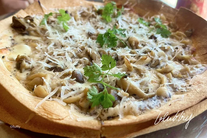 椰香松露菌菇起士披薩-水灣餐廳碧潭店